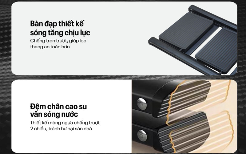 Thang ghế gấp gọn 2 bậc Fujihome SL102B - Hàng chính hãng