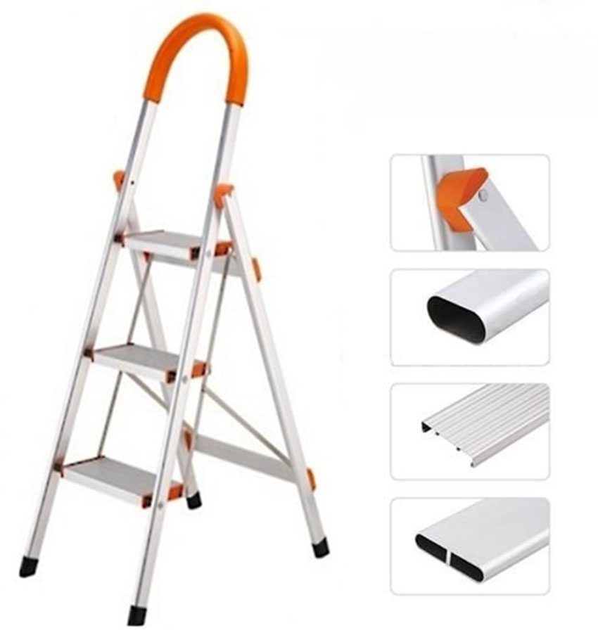 Thang ghế nhôm Kagami WK-SS203 - Hàng chính hãng