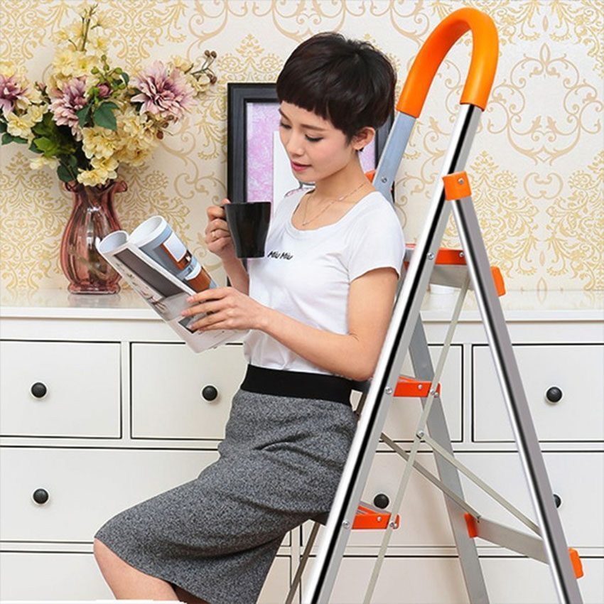 Thang ghế nhôm Kagami WK-SS204 - Hàng chính hãng