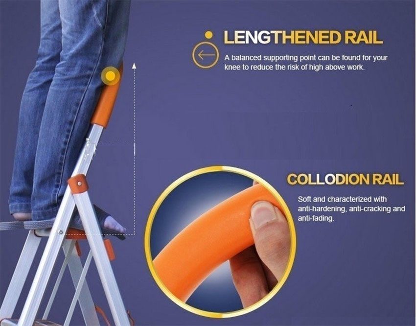 Thang ghế nhôm Kagami WK-SS205 - Hàng chính hãng