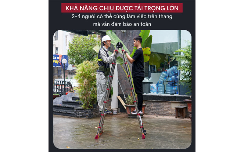 Thang inox rút gọn chữ A Fujihome TLA09IR - Hàng chính hãng