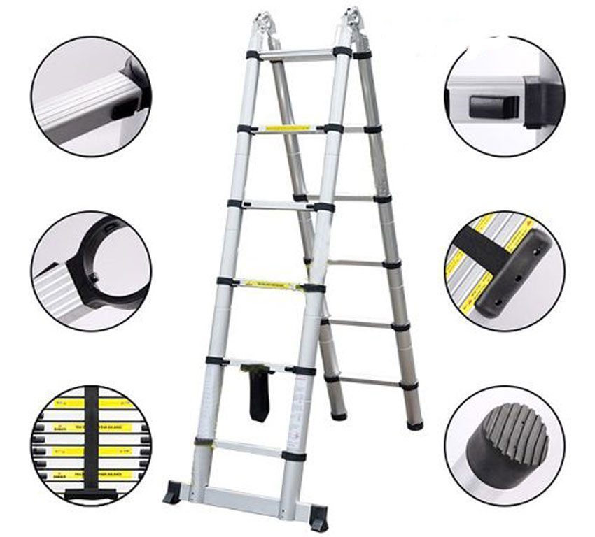 Thang đa năng chữ A bản lớn Ameca AMC-M309 - Hàng chính hãng