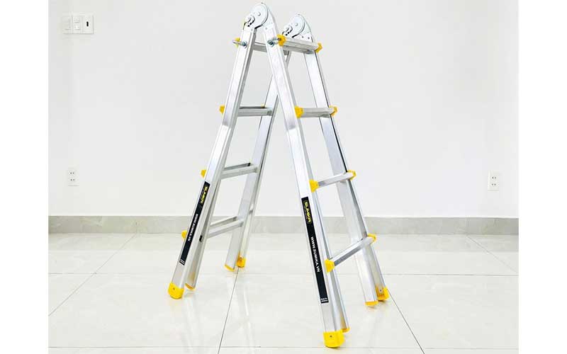Thang nhôm chữ A rút lồng Sumika SKM404A - Hàng chính hãng