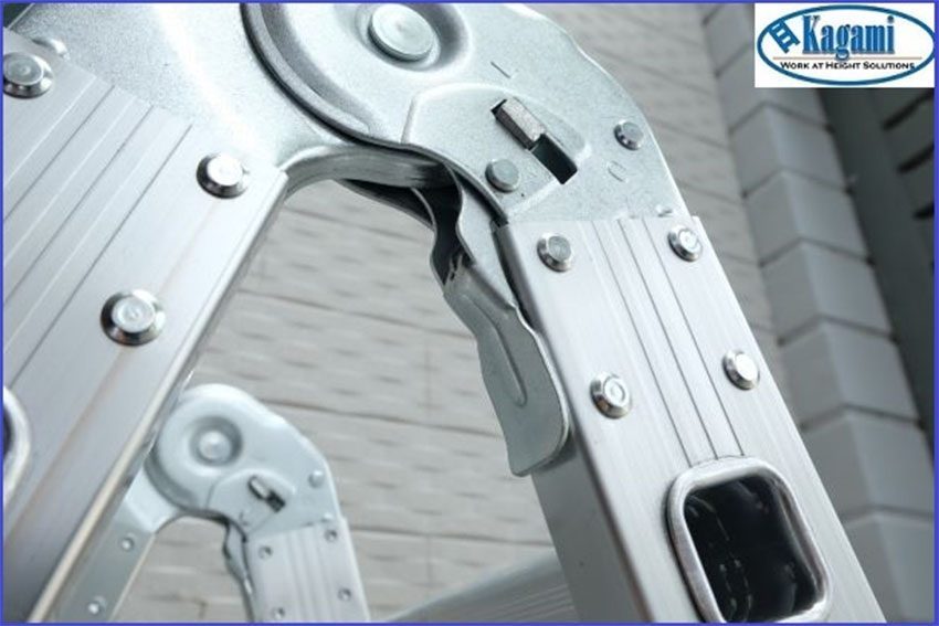 Thang nhôm gấp 4 đoạn Kagami KT-67M - Hàng chính hãng