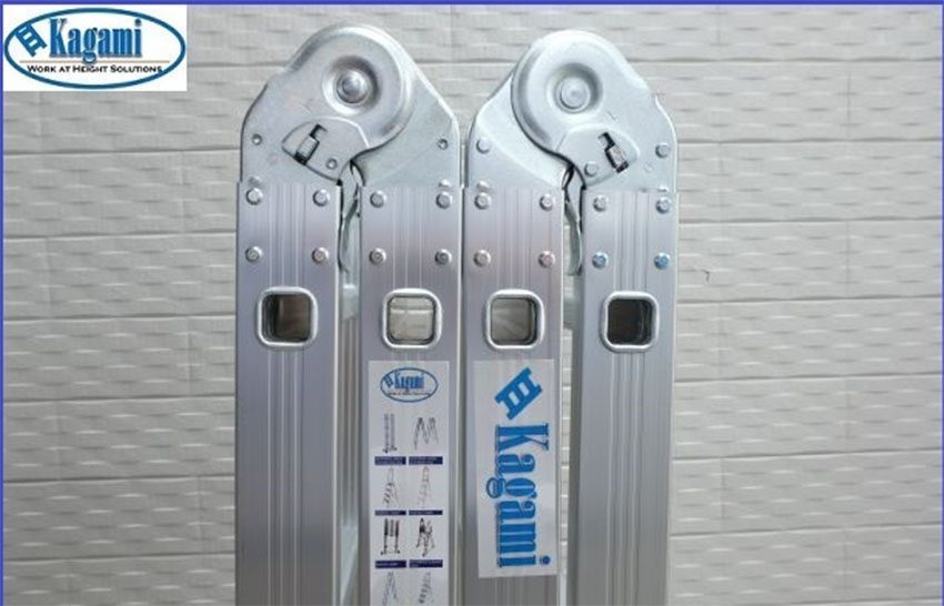 Thang nhôm gấp 4 đoạn Kagami KT-67M - Hàng chính hãng