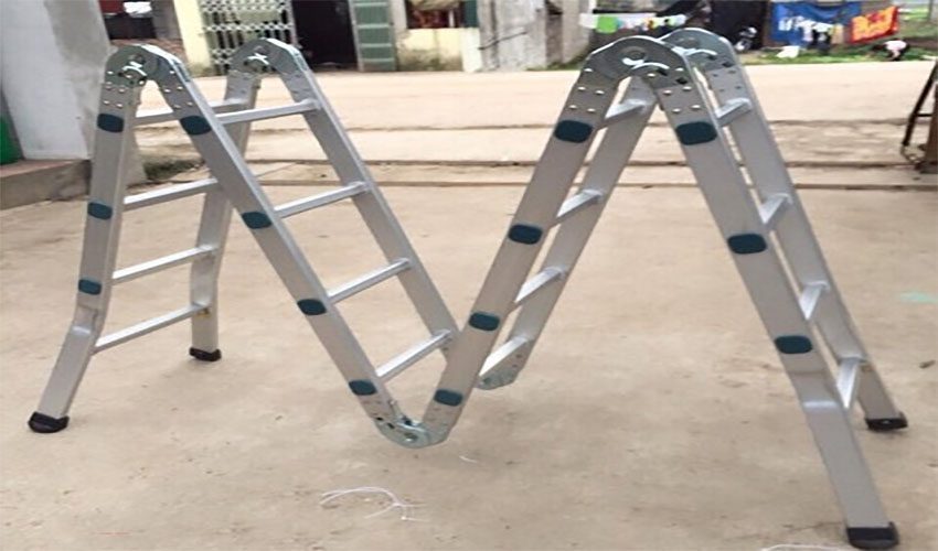 Thang nhôm gấp 4 đoạn Sumika SK-605 - Hàng chính hãng