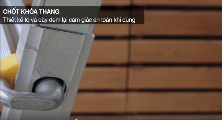 Thang nhôm gấp chữ A Jumbo A403 - Hàng chính hãng