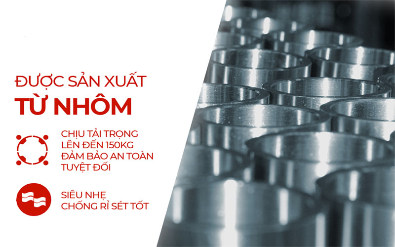 Thang nhôm gấp đa năng 4 đoạn Fujihome ML103S - Hàng chính hãng