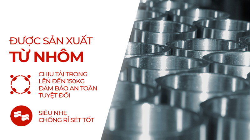 Thang nhôm gấp đa năng 4 đoạn Fujihome ML104S - Hàng chính hãng