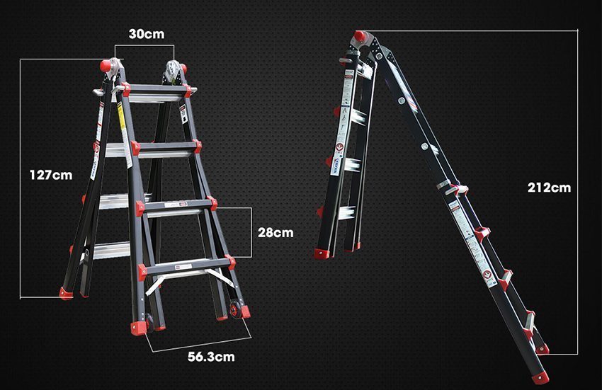 Thang nhôm gấp đa năng Nikawa NKB-44 - Hàng chính hãng