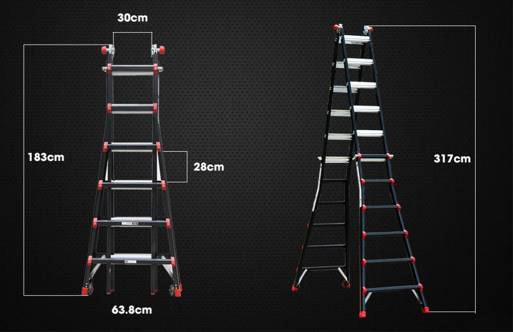 Thang nhôm gấp đa năng Nikawa NKB-46 - Hàng chính hãng