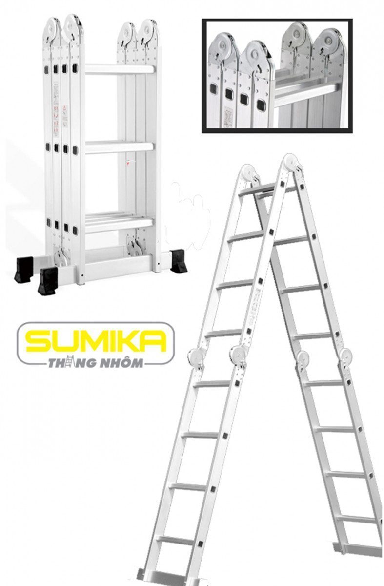 Thang nhôm gấp đa năng Sumika SKM 102