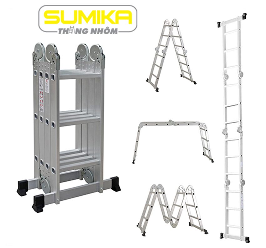 Thang nhôm gấp đa năng Sumika SKM 203 - Hàng chính hãng