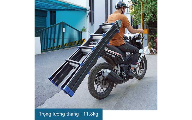 Thang nhôm gấp và rút đa năng 4 đoạn Advindeq AML44B - Hàng chính hãng