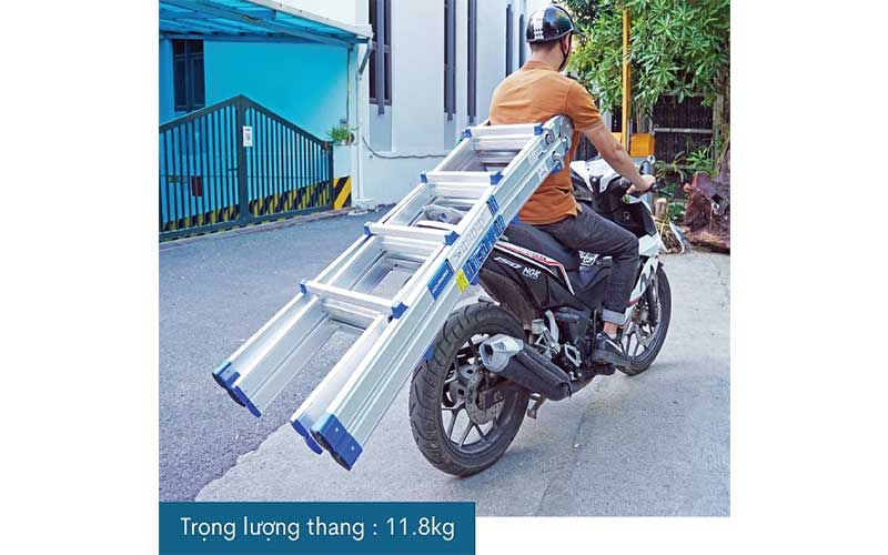 Thang nhôm gấp và rút đa năng 4 đoạn Advindeq AML44W - Hàng chính hãng