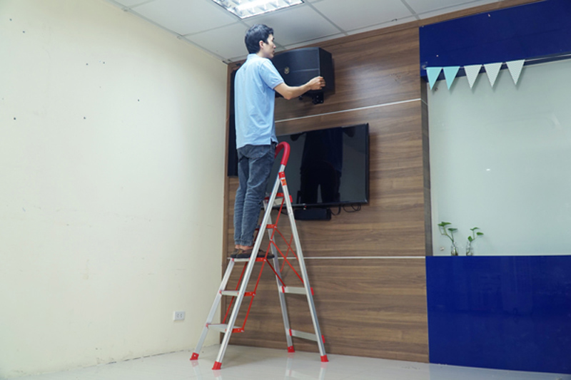 Thang nhôm ghế bản to 5 bậc Fujihome SL-305 - Hàng chính hãng
