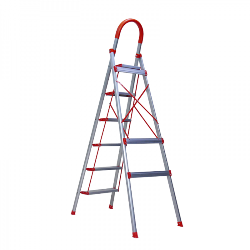 Thang nhôm ghế bản to 6 bậc Fujihome SL-306 - Hàng chính hãng