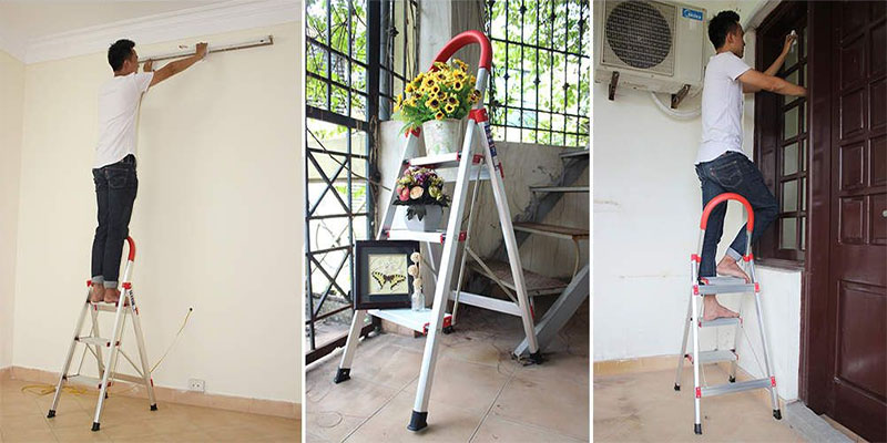 Thang nhôm ghế rút đơn Nakata TY-103B - Hàng chính hãng