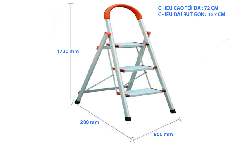 Thang nhôm ghế rút đơn Nakata TY-103B - Hàng chính hãng