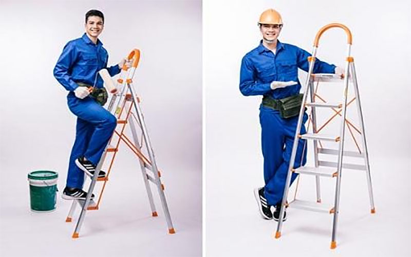 Thang nhôm ghế rút đơn Nakata TY-105B - Hàng chính hãng