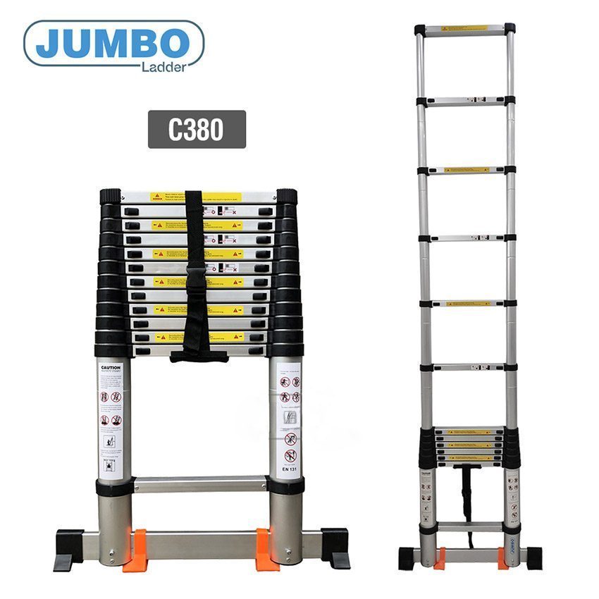Thang nhôm rút cao cấp Jumbo C380 - Hàng chính hãng