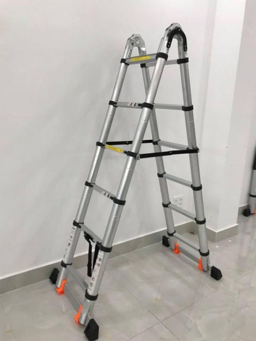 Thang nhôm rút đôi 3.8m Kagami KT-38 AI - Hàng chính hãng