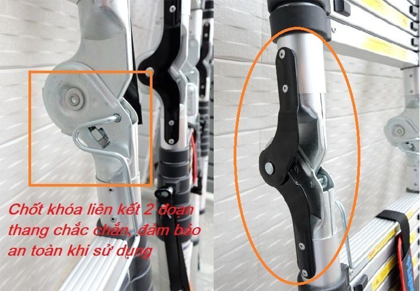 Thang nhôm rút đôi 3.8m Kagami KT-38 AI - Hàng chính hãng