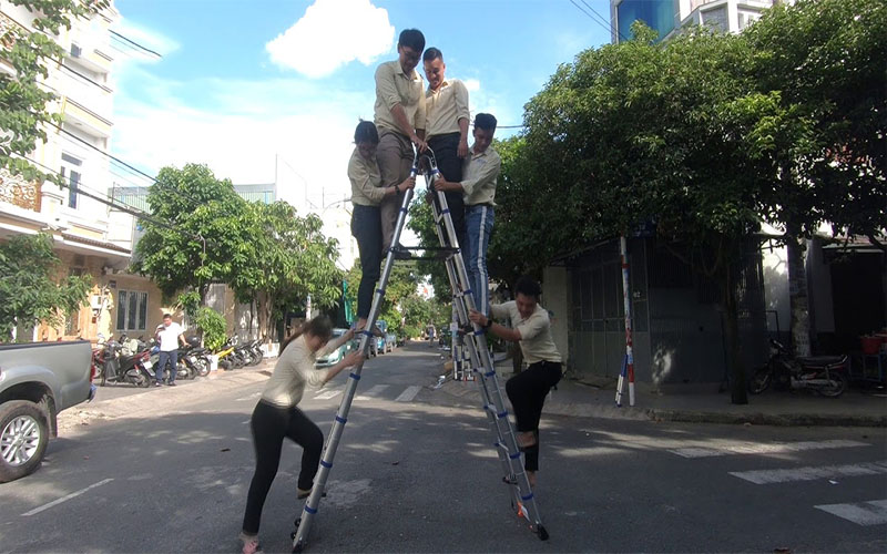 Thang nhôm rút đôi Jumbo A280B - Hàng chính hãng