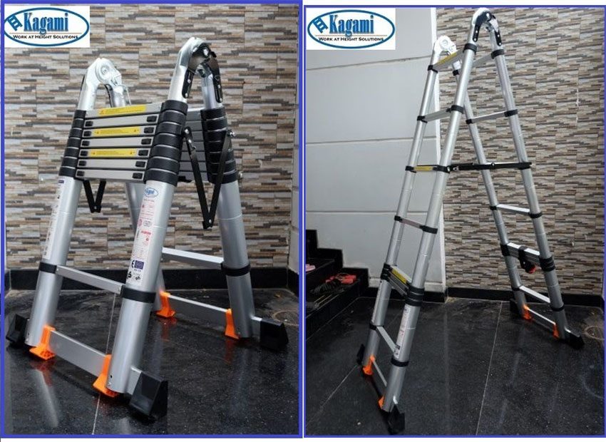 Thang nhôm rút đôi Kagami KT-44-AI - Hàng chính hãng