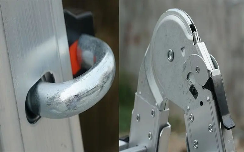 Khóa của Thang nhôm rút đôi Nakata TY-5A