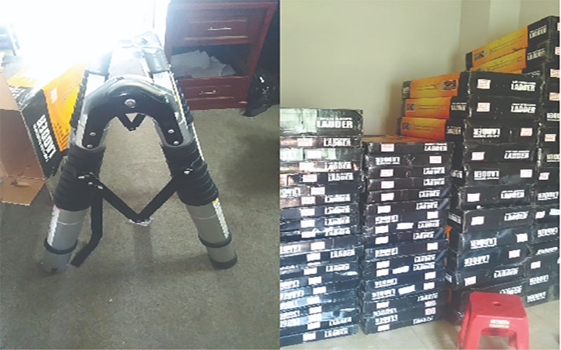 Thang nhôm rút đôi Nakata TY-638 - Hàng chính hãng