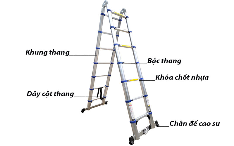 Thang nhôm rút đôi Sumika SKB440D - Hàng chính hãng