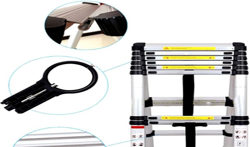 Thang nhôm rút chữ A Sumika SKA-38 - Hàng chính hãng