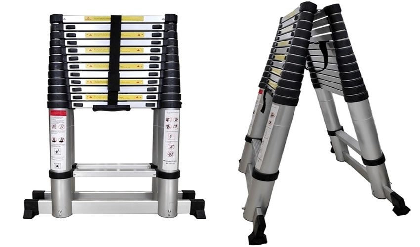 Thang nhôm rút chữ A Sumika SKA-38 - Hàng chính hãng