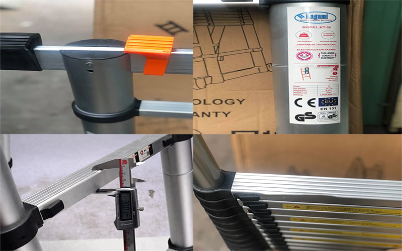 Thang nhôm rút đơn Kagami KT-38 - Hàng chính hãng