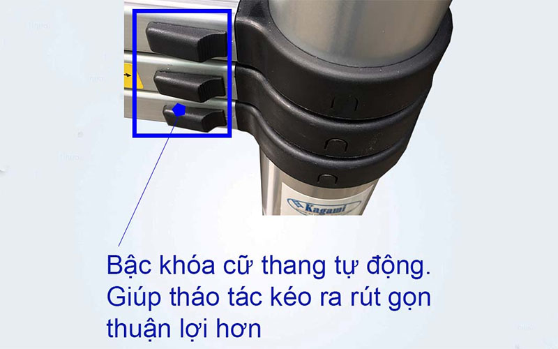 Thang nhôm rút đơn Kagami KT-42 - Hàng chính hãng