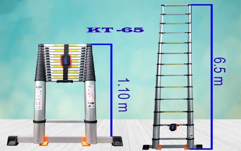 Thang nhôm rút đơn Kagami KT-65 - Hàng chính hãng