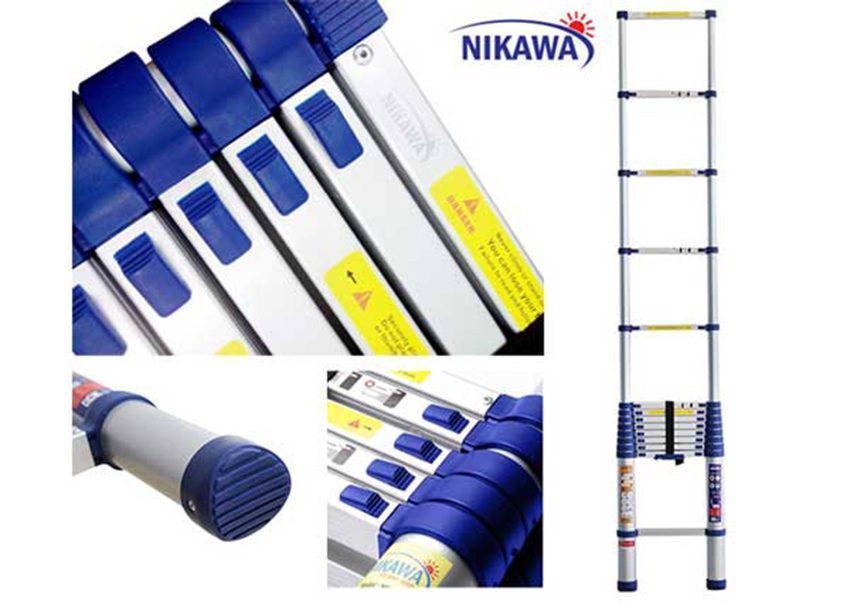 Thang nhôm rút đơn Nikawa NK-38 - Hàng chính hãng
