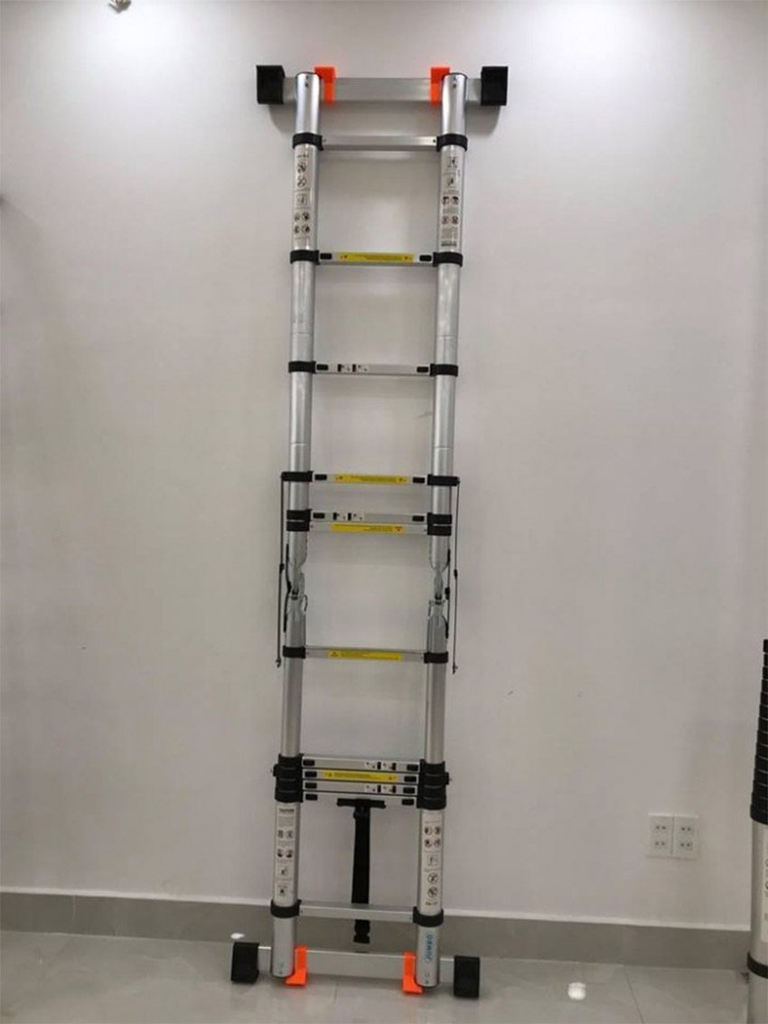 Chất liệu của thang nhôm rút gọn chữ A cao cấp Jumbo A190