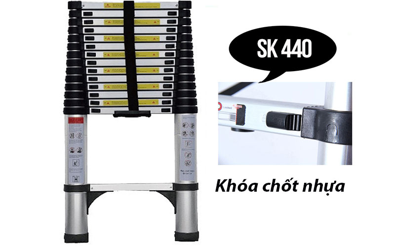 Khóa chốt của Thang nhôm rút gọn chữ I Sumika SK440