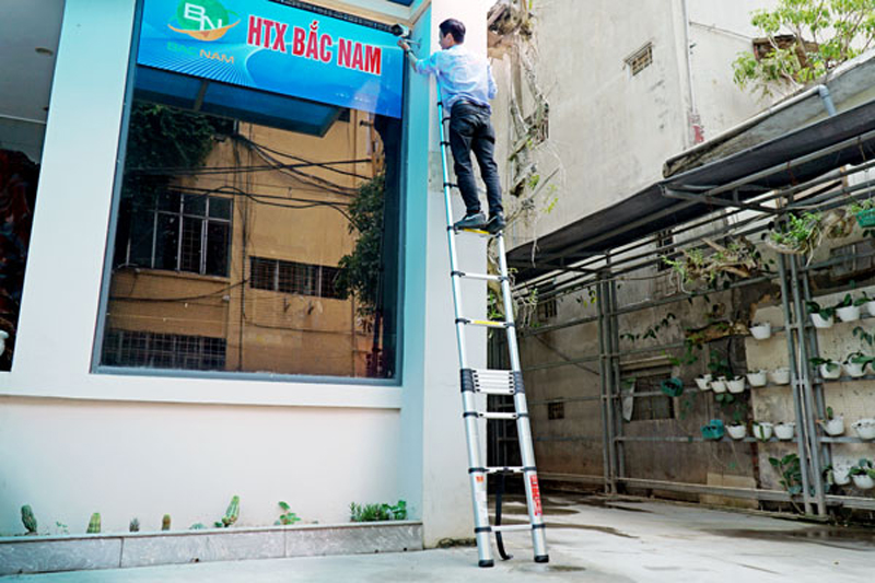 Thang nhôm rút gọn đơn Fujihome TLI440 - Hàng chính hãng