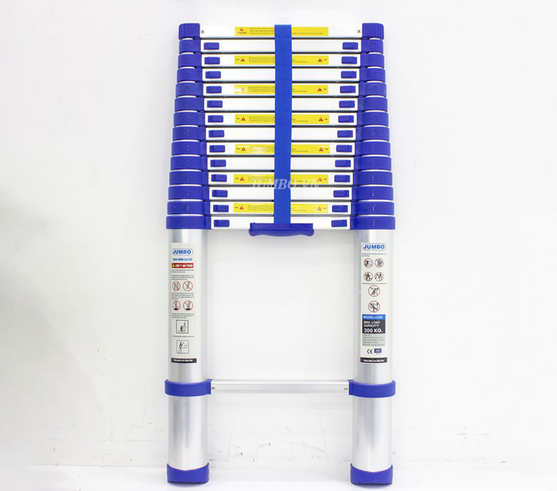 Thang nhôm rút gọn Jumbo C520 Blue - Hàng chính hãng