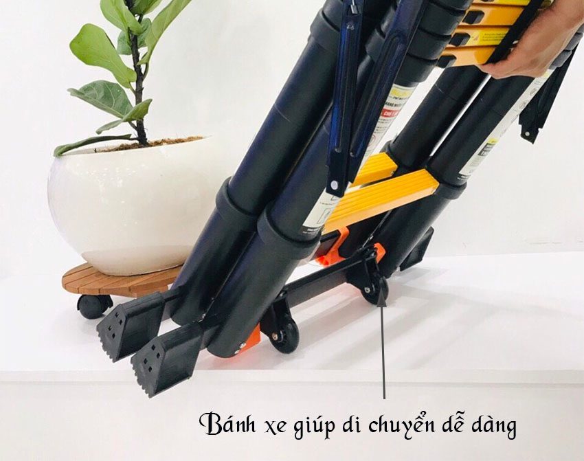 Thang rút nhôm chữ A Sumika SKS380D - Hàng chính hãng