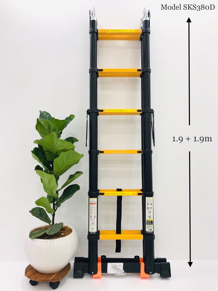 Thang rút nhôm chữ A Sumika SKS380D - Hàng chính hãng