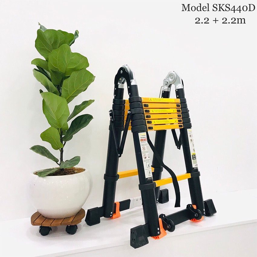 Thang rút nhôm chữ A Sumika SKS440D - Hàng chính hãng