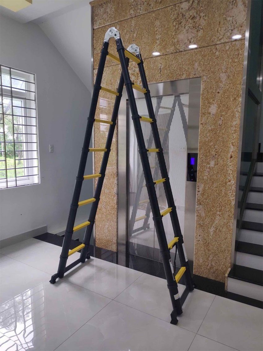 Thang rút nhôm chữ A Sumika SKS500D - Hàng chính hãng