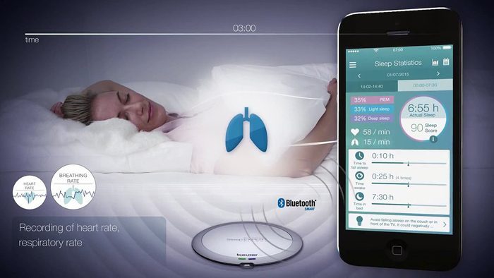 Thiết bị cảm biến theo dõi giấc ngủ Beurer SE80 - Hàng chính hãng