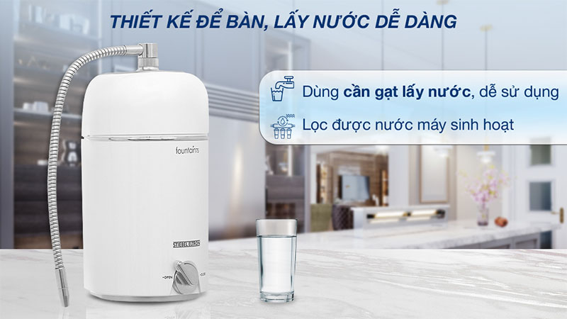 Thiết bị lọc nước UF Stiebel Eltron Fountain 7S 1 lõi - Hàng chính hãng