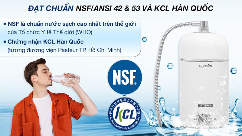 Thiết bị lọc nước UF Stiebel Eltron Fountain 7S 1 lõi - Hàng chính hãng