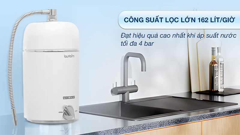 Thiết bị lọc nước UF Stiebel Eltron Fountain 7S 1 lõi - Hàng chính hãng